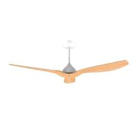 Ventilatore da soffitto Cecotec EnergySilence Aero 5200 40W 132cm 6 velocità Timer Bianco Legno
