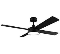 Ventilatore da Soffitto con Luce Cecotec EnergySilence Aero 5200 Black Line 60W 132cm 3 Velocità Telecomando Funzione Inverno