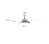 Ventilatore da soffitto Cecotec EnergySilence Aero 5200 Light White con luce LED e controllo 30W bianco