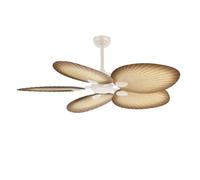 Cecotec - Ventilatori da Soffitto EnergySilence Aero 5200 Palm - 36 W, Diametro 132 cm, Telecomando, Timer Fino a 8 Ore, 6 Velocità, 5 Pale, Estate/Inverno, Design Regolabile