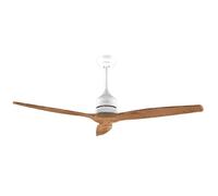 Ventilatore da Soffitto Cecotec Energysilence Aero 5270 White&BlackWood 52" 40W DC Telecomando