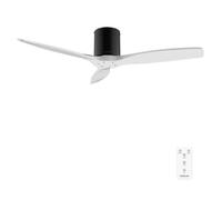Ventilatore da soffitto Cecotec EnergySilence Aero 5400 Classic BlackWhite 52 pollici DC