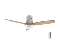 Cecotec Ventilatore da Soffitto con Luce LED Energysilence Aero 5600 Classic, 40W, Motore DC, Diametro 132 cm, Lampada LED 18W, Timer, 6 Velocità, Telecomando, Funzione Estate o Inverno