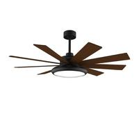 Ventilatore da soffitto Cecotec EnergySilence Aero 7000 Light Pro con luce LED, 9 pale, telecomando