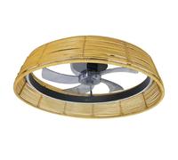 Ventilatore da soffitto Cecotec Energysilence Lampaero 600 DC 20W LED 6 velocità mimbre