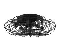 Ventilatore da soffitto Cecotec Energysilence Lampaero 650 Iron Design luce LED 20W 60cm nero
