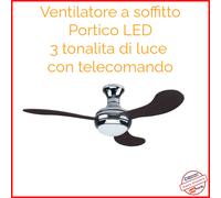 VENTILATORE da SOFFITTO CFG PORTORICO LED EV082 CON LUCE CALDO FREDDO NATURALE [EEK: NON DICHIARATA]