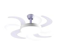 Ventilatore da soffitto con 4 pale a scomparsa Ø108cm, 6 velocità, 3 temperature di luce, Kooper