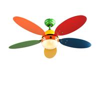 Ventilatore Plafoniera Telecomando LED RGB Cambia Colore Vor-Rücklauf Ventola [EEK: F]