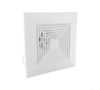 Ventilatore da soffitto con design silenzioso per un migliore flusso d'aria in piccole aree (24 x 24 cm)