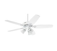 Ventilatore da Soffitto con Illuminazione Builder Plus Bianco Lampada 132 CM [EEK: Inaditato]