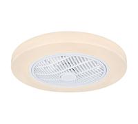 Ventilatore da soffitto con illuminazione e telecomando, plafoniera silenziosa con ventilatore, dimmerabile, timer luce notturna CCT, 40 watt LED 3000lm 2700-6500K, 58 cm, soggiorno