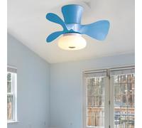 Ventilatore da soffitto con illuminazione e telecomando Silenzioso Lampadari dimmerabili da 36 W Pale reversibili a 6 velocità Timer Soggiorno Camera da letto Lampada a sospensione Sala da pranzo