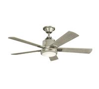 Ventilatore da Soffitto con Illuminazione Telecomando Ø132cm LED Shabby Bianco