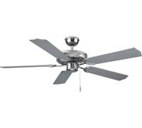 Ventilatore da Soffitto con Interruttore Eccellente Star 132 CM Cromo Senza Luce [EEK: Non valutato]