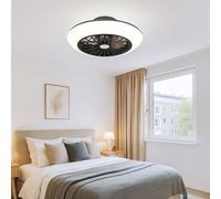 Ventilatore Da Soffitto Con Lampada LED 3 Livelli Memory 18W D 30 Cm [EEK: Non valutato]