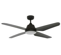Ventilatore da Soffitto Con Lampada LED e Telecomando Aria Nero 122 CM [EEK: F]