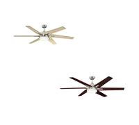 Ventilatore da Soffitto con Luce 152cm Cayuga Silenzioso Telecomando