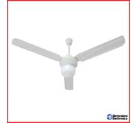 Ventilatore da Soffitto con Luce a Led 120cm Melchioni Family mf2216iasl Bianco