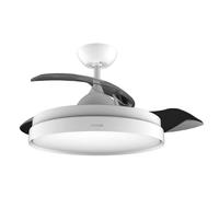 Cecotec Ventilatore da Soffitto con Luce e Pale Retrattilie EnergySilence Aero 4280 invisibile White. 40 W, diametro 106 cm, timer, 3 tonalità di luce, funzione estate-inverno