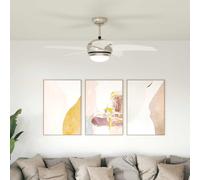 Ventilatore da soffitto con luce e telecomando Ø 110 cm