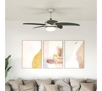 vidaXL Ventilatore da soffitto con luce e telecomando Ø 110 cm