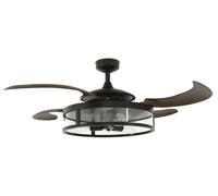 Ventilatore da Soffitto con Luce e Telecomando Fanaway Classic Bronzo 122 CM