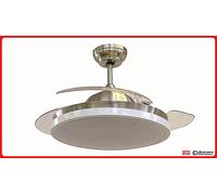 Ventilatore da Soffitto con Luce e Telecomando LED cfg Invisible 105 Pale ev086
