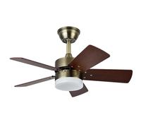 Ventilatore da Soffitto con Luce Fabrilamp Marta Motore DC 36W 3240lm 3 Velocità Telecomando Timer