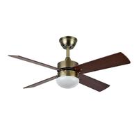 Ventilatore da Soffitto con Luce Fabrilamp Sofia 32W Telecomando Pale Reversibili