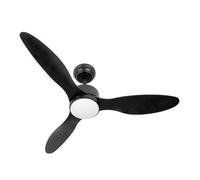 Ventilatore da Soffitto con Luce IluminaShop 24W 107cm 6 Velocità Motore DC Telecomando Estate/Inverno