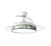 Ventilatore da Soffitto con Luce IluminaShop 72W 108cm 6 Velocità Motore DC Telecomando