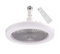 Ventilatore da Soffitto con Luce | Lampadario con Ventilatore da Soffitto | Ventilatore da Soffitto LED E27 con Telecomando | Ventilatore da Soffitto Silenzioso con Lampada | 30W Ceiling Fan Light
