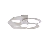 Ventilatore da soffitto con luce LED 24W Rose ventilatore 22W Bianco