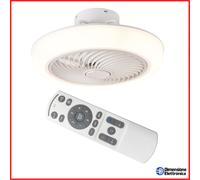 Ventilatore da Soffitto con Luce Led Agitatore Telecomando Melchioni MF2505CEI [EEK: A]
