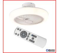 Ventilatore da Soffitto con Luce Led Agitatore Telecomando Melchioni MF2505CEI [EEK: A]