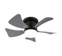 Globo Lighting Hines lampada da soffitto 1x9 W nero 03609A