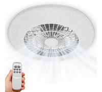 Ventilatore da Soffitto con Luce Led Dimmerabile Diametro 56cm 62W 7 Pale