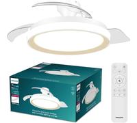 Ventilatore da Soffitto con Luce Philips Bliss 106cm LED 6 Velocità Pale Retrattili Telecomando