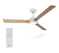 Ventilatore da Soffitto con Luce Philips Civx 56W 132cm 6 Velocità Telecomando LED