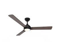 PHILIPS Ventilatore da soffitto 132cm nero legno moderno VELYXDARK