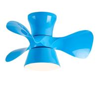 Ventilatore Da Soffitto Con Luce Silenzioso LED Dimmerabile Bianco Lampadario Con Ventilatore DC Reversibile 6 Velocità Piccolo Plafoniera Con Ventilatore Per La Camera Da Letto Dei Bambini Lounge