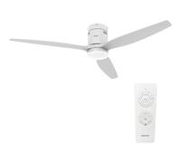 Ventilatore da Soffitto con Luce Taurus Polar 3B 30W 132cm 6 Velocità Telecomando Silenzioso Timer Funzione Inverno
