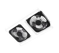 Ventilatore Da Soffitto Con Luce - Telecomando Silenzioso A Doppia Testa, 36 Cm X 21 Cm + Design Ventola Con Presa, Doppio Motore 60 W + 60 W, Regolazione Continua 3000 K-6500 K - Per Dormitor