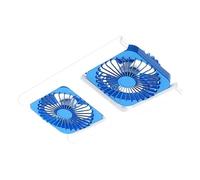 Ventilatore Da Soffitto Con Luce - Telecomando Silenzioso A Doppia Testa, 36 Cm X 21 Cm + Design Ventola Con Presa, Doppio Motore 60 W + 60 W, Regolazione Continua 3000 K-6500 K - Per Dormitor