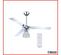 Ventilatore da Soffitto con Luce Telecomando Silenzioso Agitatore ZEPHIR zfr3121