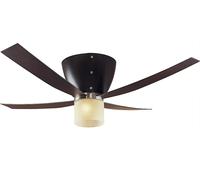 Ventilatore Da Soffitto Con Luce Valhalla Marrone 132 Cm Con Telecomando [EEK: Non valutato]