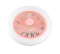 Ventilatore da soffitto con luci, ventilatore da soffitto a basso profilo, E27 30 W 3 velocità regolabili silenzioso montaggio a incasso ventilatore da soffitto moderno per camera da letto soggiorno