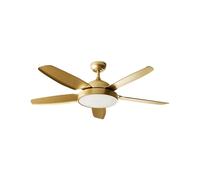 Ventilatore da soffitto con Telecomando 5 opzioni di velocità Ottone Goshaaba