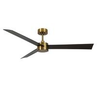 Beacon Lighting Ventilatore Beacon con luce Clima IV ottone/noce silenzioso Beacon Lighting